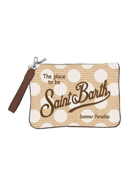 Pochette Mc2 Saint Barth Parisienne straw naturale pois MC2 SAINT BARTH | Pochette | PARISIENNESTRAW00183H10